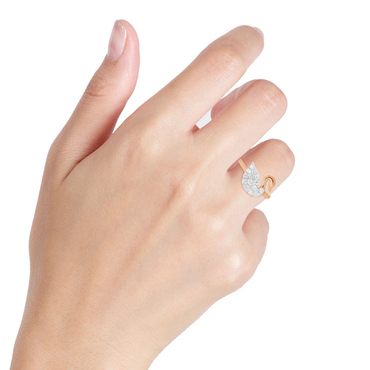 Crystal Gleam Diamond Ring