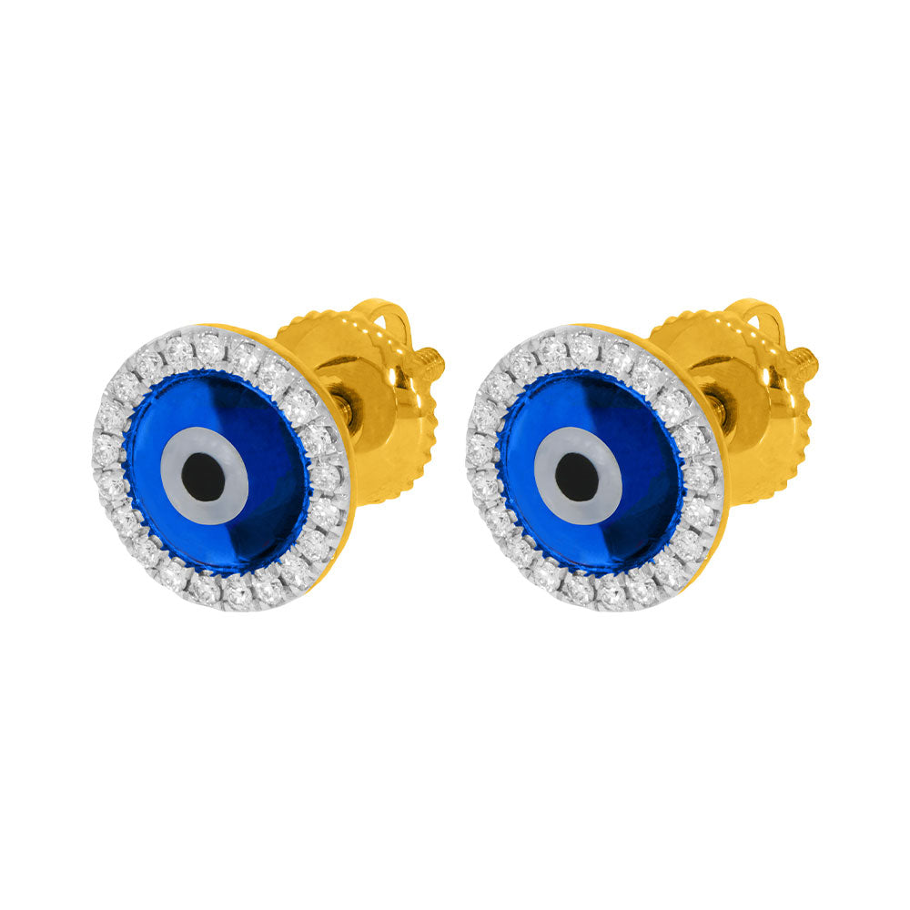 Aventurine Evil Eye Elegance Earrings