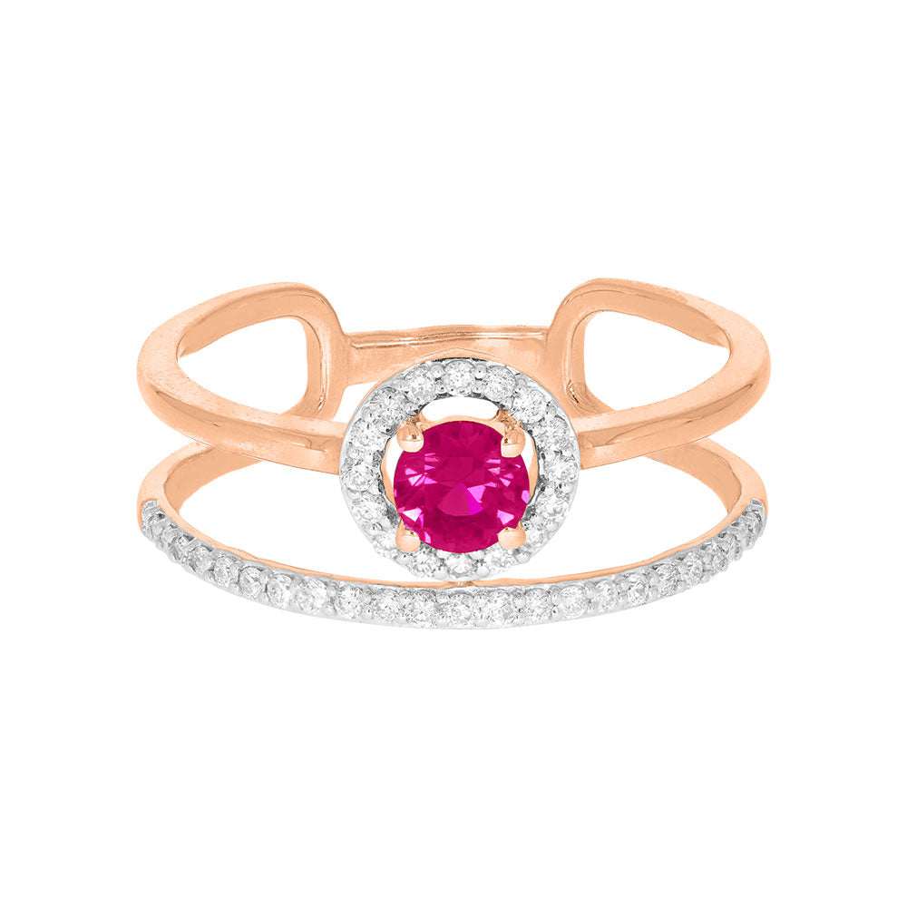 Roseate Queen Ring