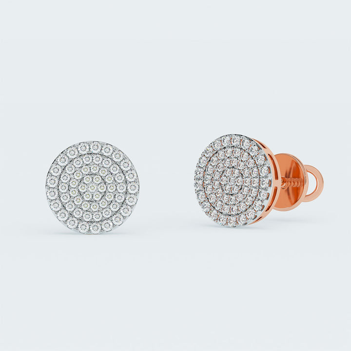 Diamond Shield Earrings