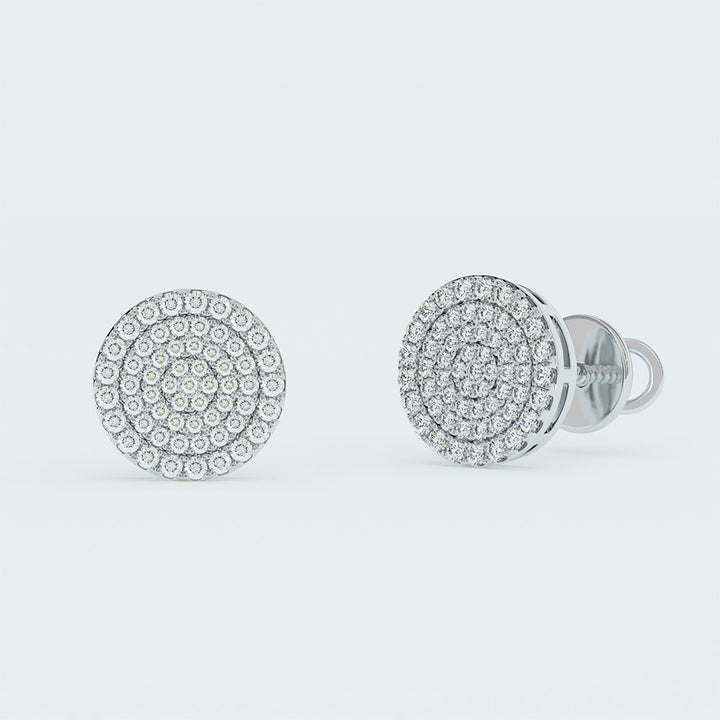 Diamond Shield Earrings