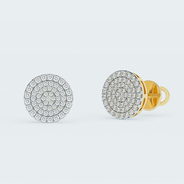 Diamond Shield Earrings