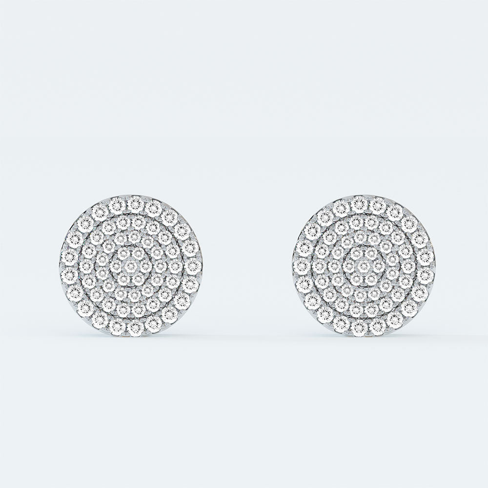 Diamond Shield Earrings