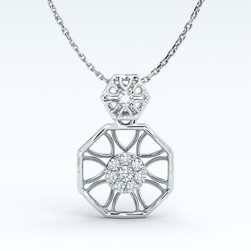 Eternal Diamond Medallion Pendant