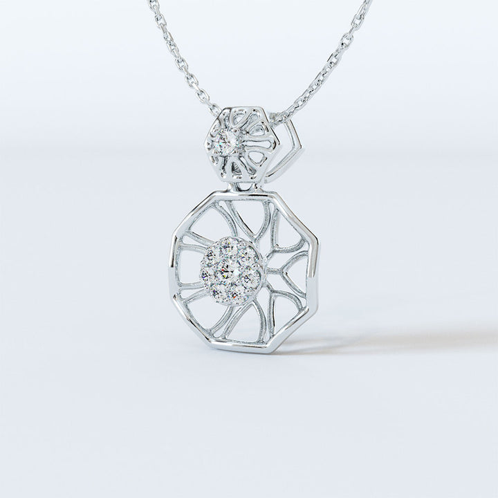 Eternal Diamond Medallion Pendant