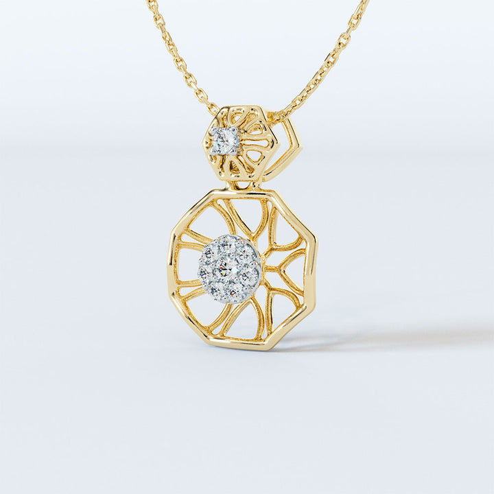 Eternal Diamond Medallion Pendant