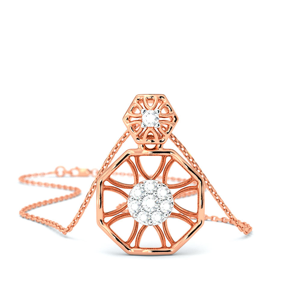 Eternal Diamond Medallion Pendant