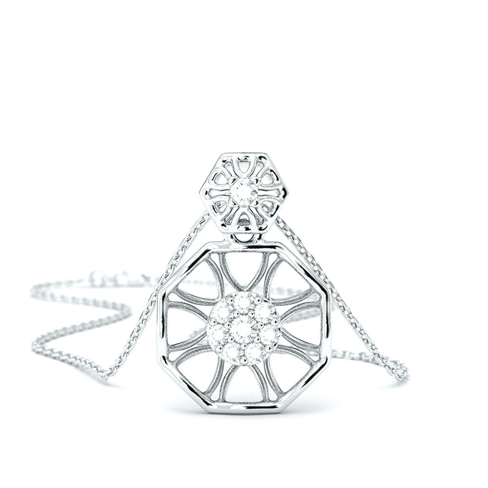 Eternal Diamond Medallion Pendant