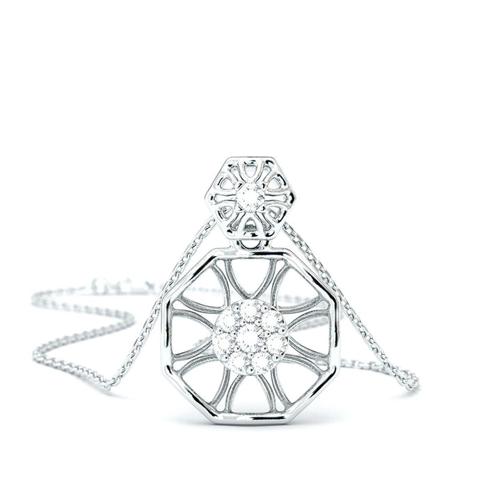 Eternal Diamond Medallion Pendant