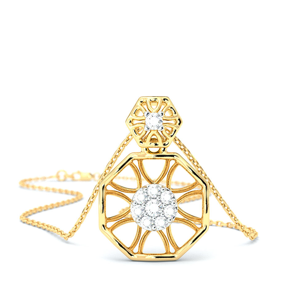 Eternal Diamond Medallion Pendant